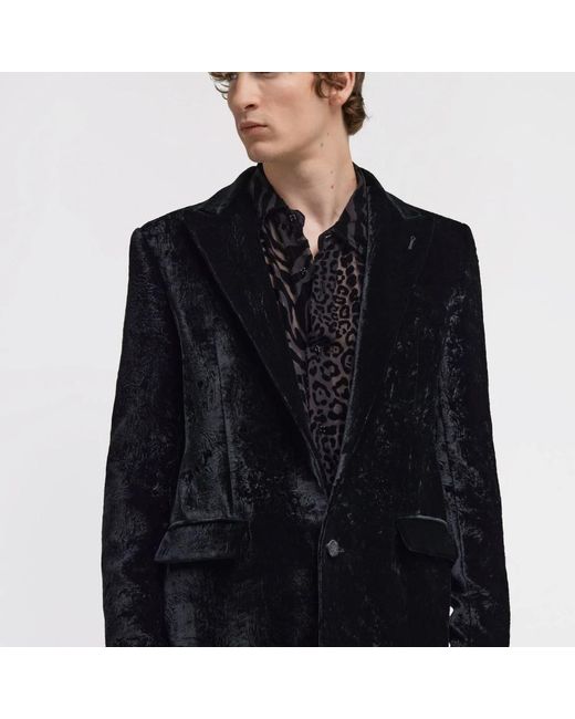 Roberto Cavalli Black Blazers for men