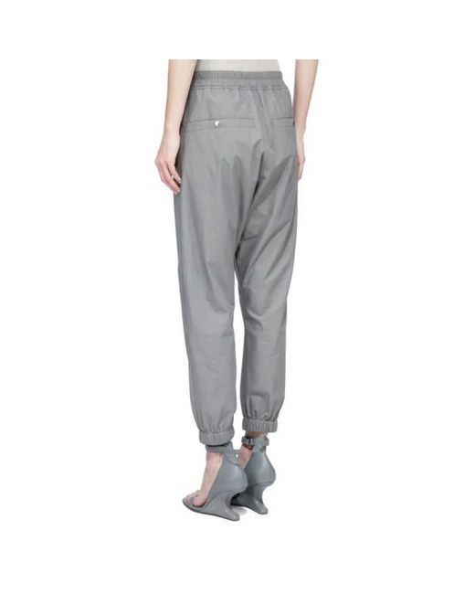 Rick Owens Gray Tapered Trousers