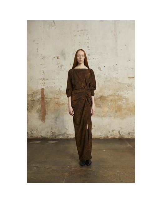 Cortana Brown Maxi Dresses