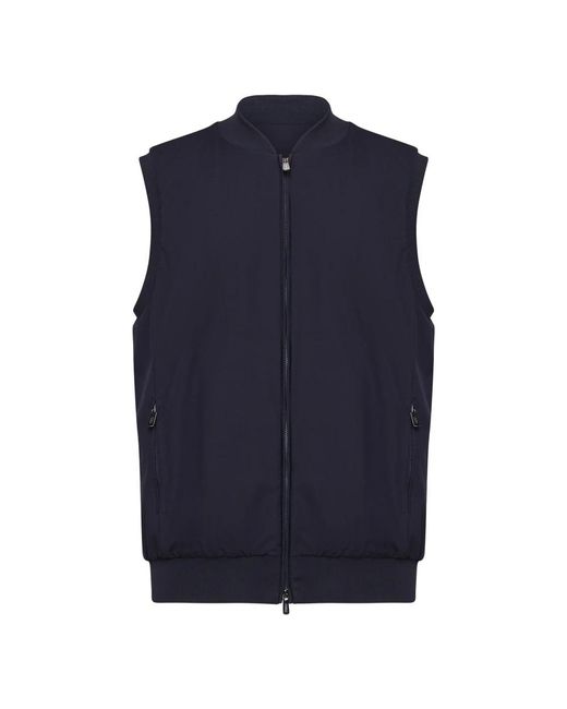 Fedeli Blue Waistcoats for men