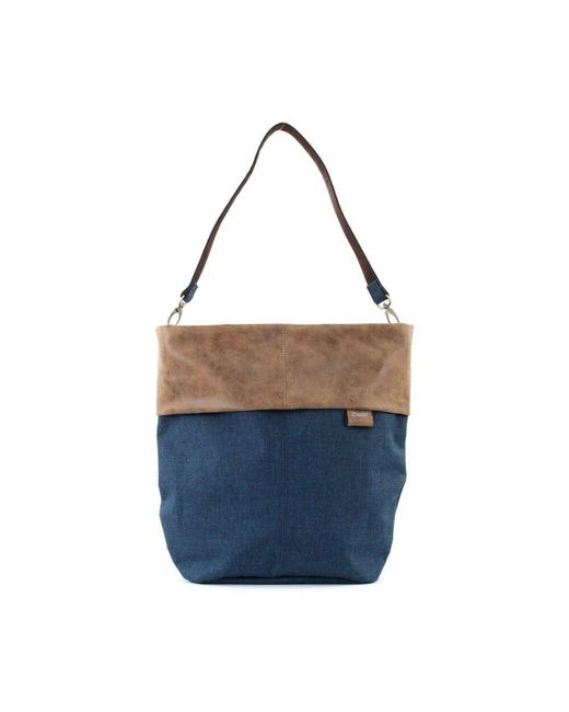 Zwei Blue Blaue Umhängetasche Für Damen