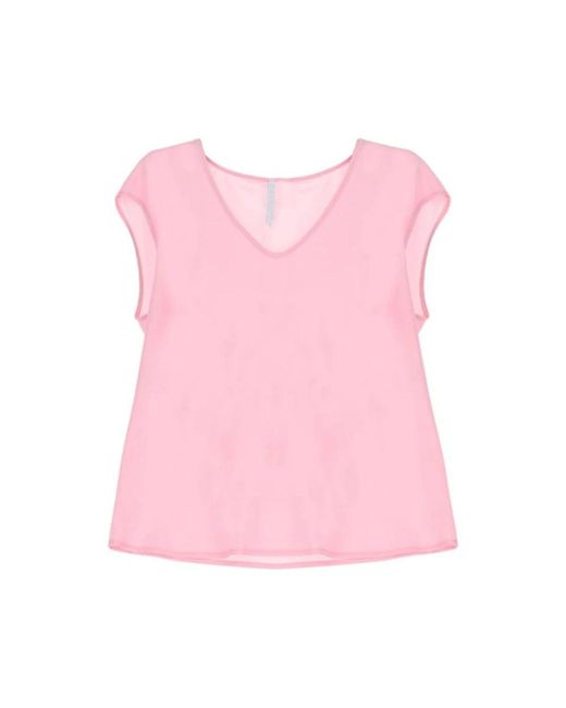 Imperial Pink Sleeveless Tops