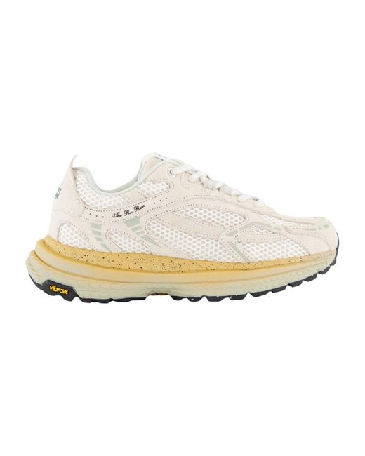 Mercer White Vibram Nubuck Sneakers