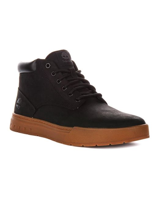 Timberland Black Lace-Up Boots for men