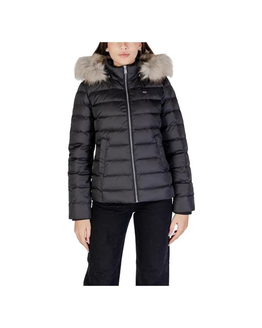 Tommy Hilfiger Black Winter Jackets