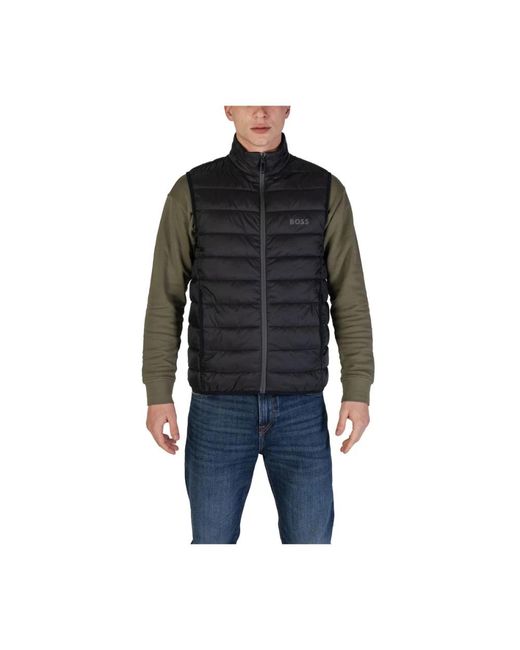 HUGO Schwarze Polyamidjacke Herbst/Winter Kollektion in Black für Herren