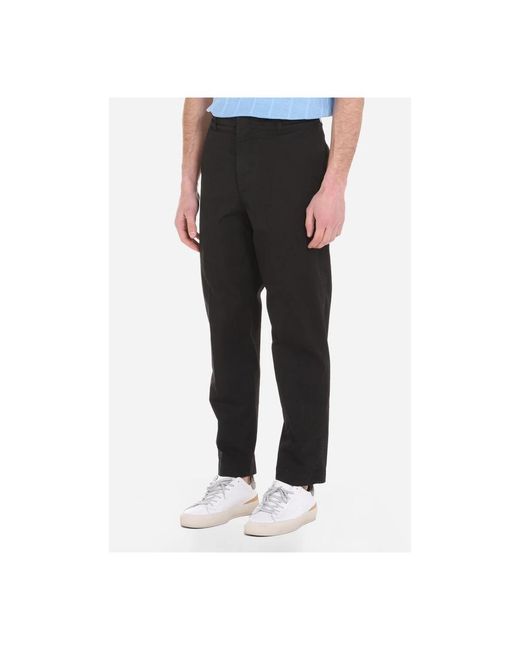 Dondup Black Wide Trousers for men