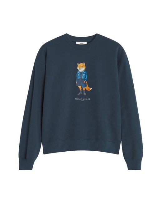 Maison Kitsuné Blue Sweatshirts