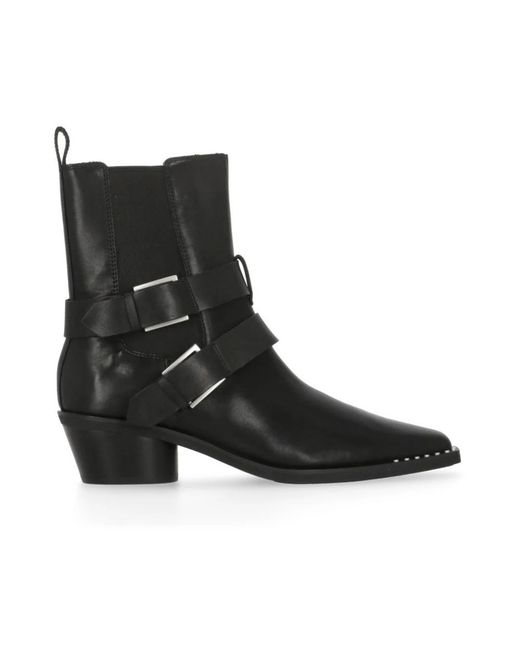 Ash Black Cowboy Boots