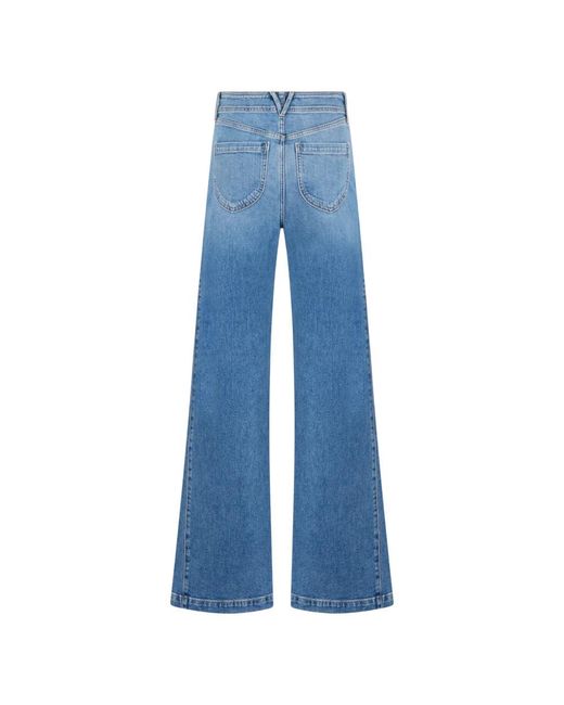 Wide Jeans Veronica Beard de color Blue
