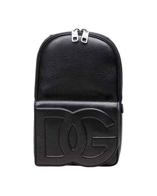 Dolce & Gabbana Schwarze Schultertasche Ss25 in Black für Herren