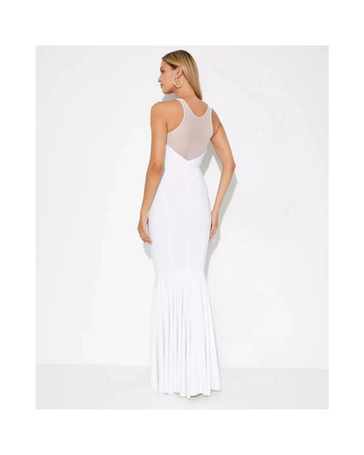 Norma Kamali White Maxi Dresses