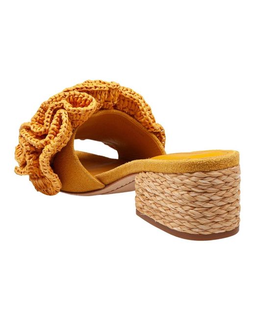 Paloma Barceló Brown Heeled Mules