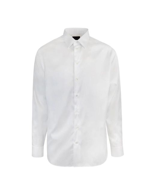 Camicie di Emporio Armani in White da Uomo