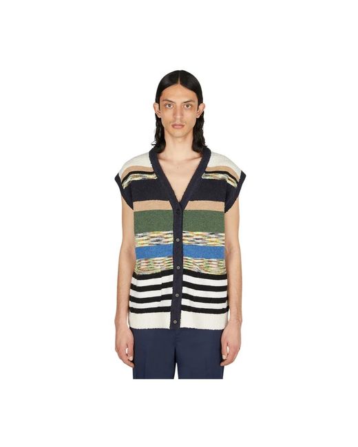 Soulland Multicolor Sleeveless Knitwear for men