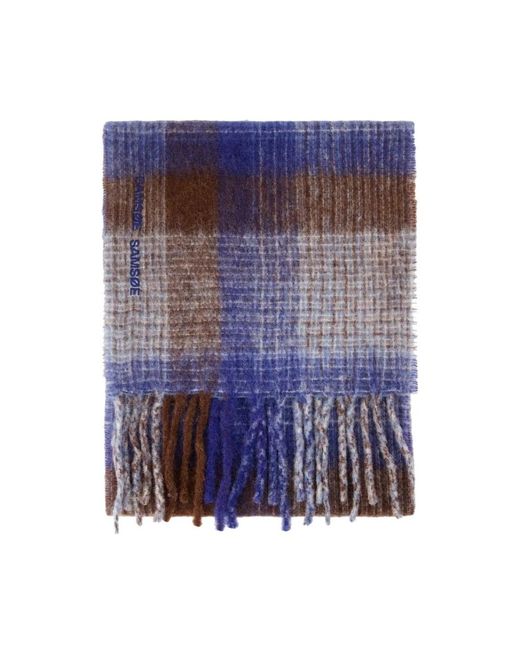 Winter Scarves Samsøe & Samsøe de color Purple