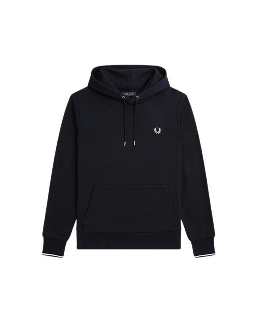 Fred Perry Blue Hoodies for men