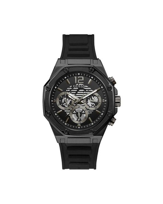Guess Armbanduhr multifunktionsuhr momentum schwarz 44 mm gw0263g4 in Black für Herren