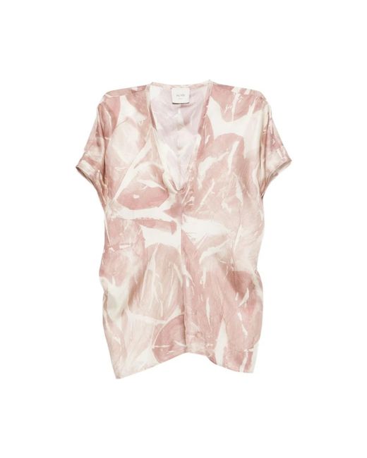 Blouses Alysi de color Pink