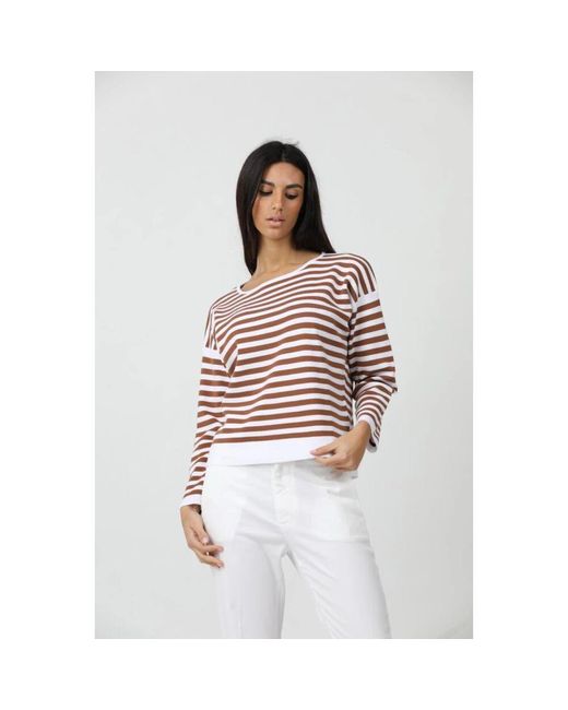 Long Sleeve Tops di Gran Sasso in Red