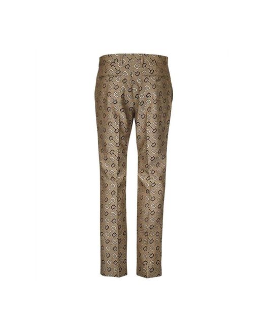 Gucci Natural Straight Trousers