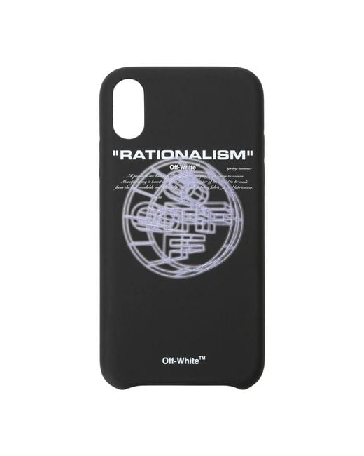 Off-White c/o Virgil Abloh Rationalismus Grafik Iphone Hülle in Black für Herren