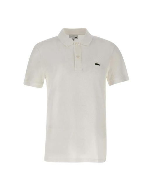 Lacoste White Polo Shirts for men