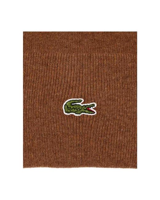 Beanies Lacoste en coloris Brown