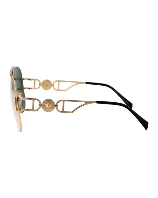Versace Natural Stylische sonnenbrille mit modell 0ve2255
