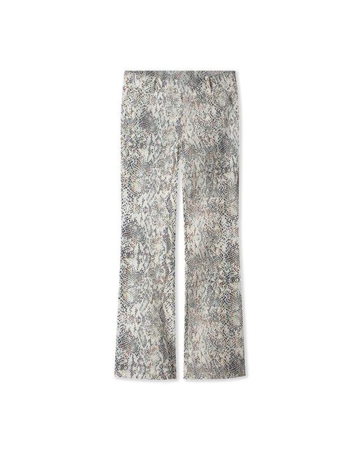 Helena Hart Gray Flair Print Skin Hose