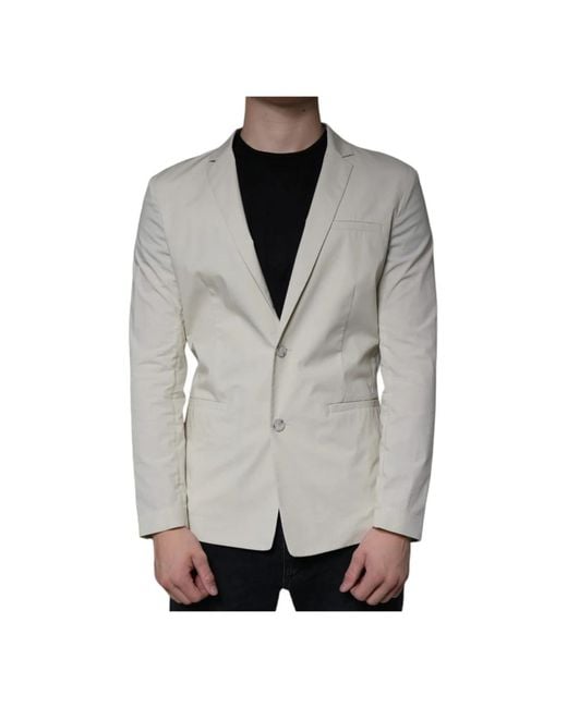 Paolo Pecora Gray Blazers for men