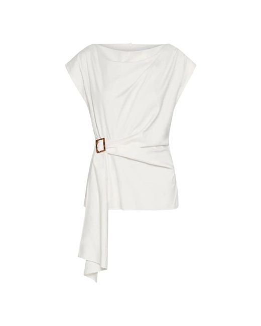 Marella White Blouses