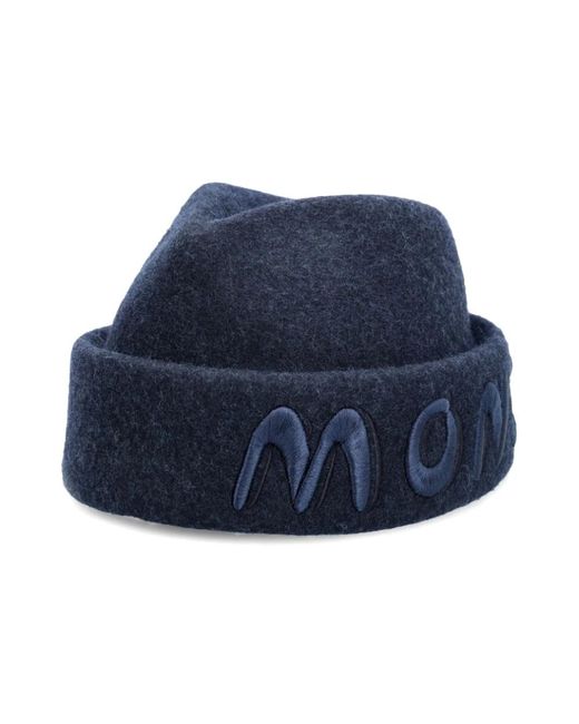 Moncler Stilvolle wintermütze in Blue für Herren