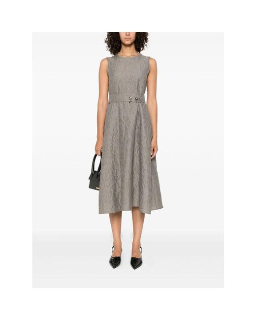 Max Mara Gray Elegante Zeitlose Kleider Kollektion
