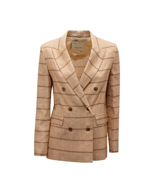 EMMA & GAIA Brown Blazers