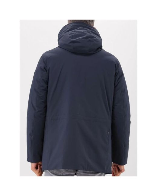 Woolrich Blue Winter Jackets for men