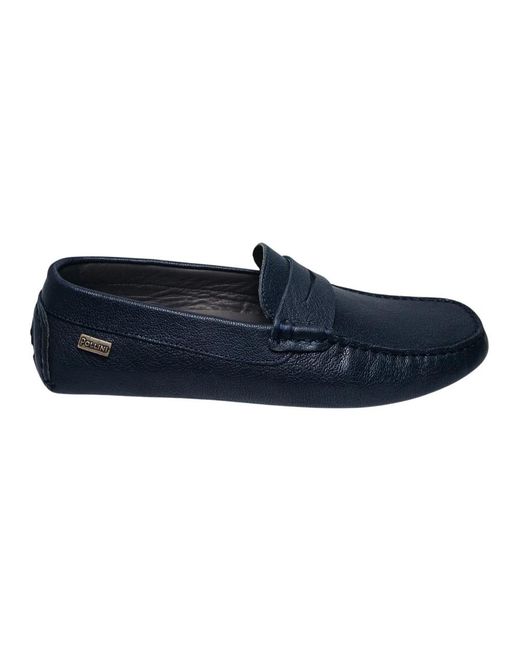 Pollini Blue Loafers for men
