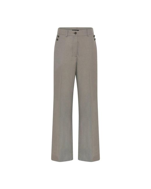Wide Trousers di Bruuns Bazaar in Gray