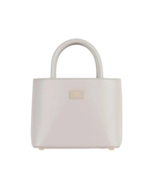 Borsa effetto pelle perla bs09a41e2 di Elisabetta Franchi in White