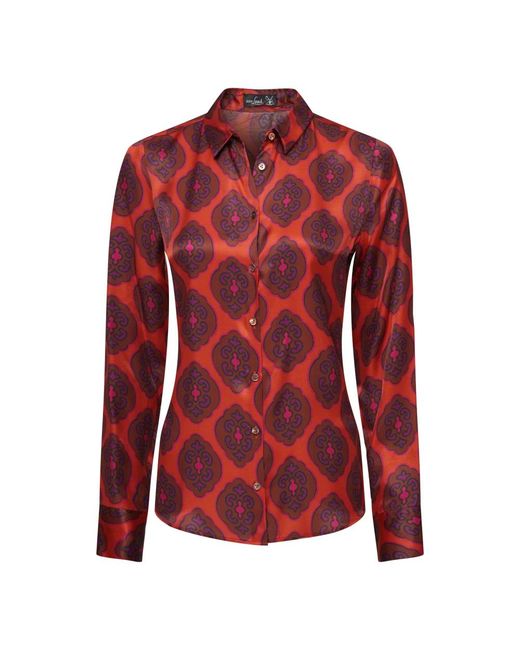 Van Laack Red Cella Bluse