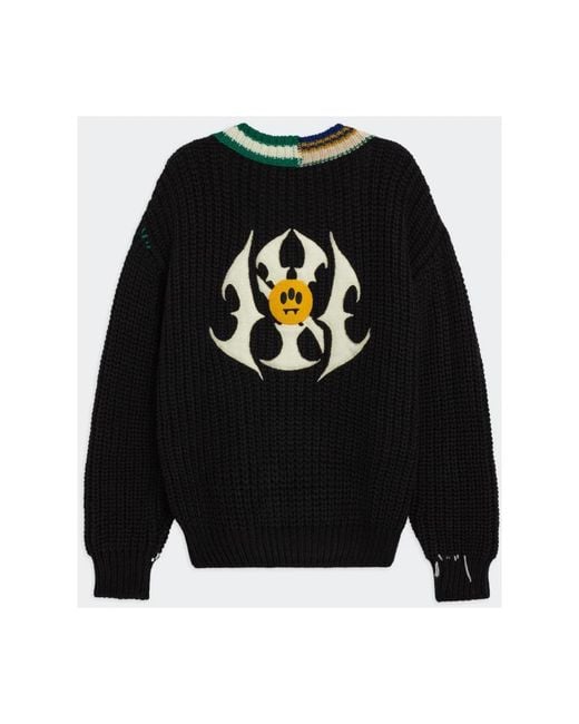 Barrow Black V-Neck Knitwear