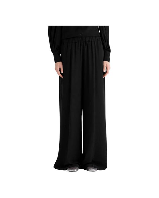 MEIMEIJ Black Wide Trousers