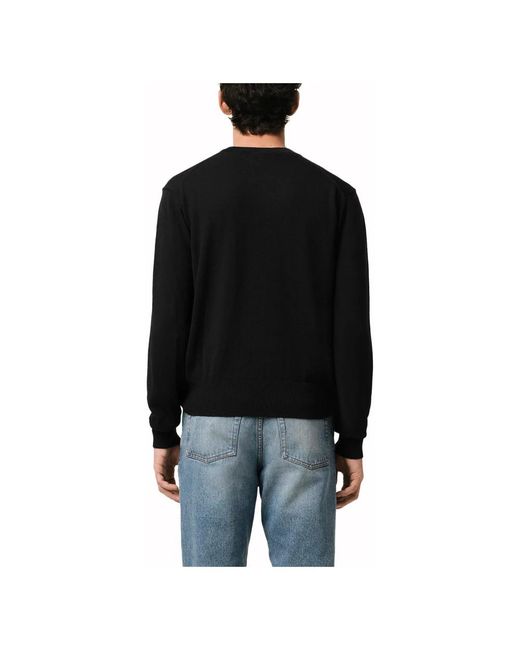 AMI Round-Neck Knitwear in het Black voor heren