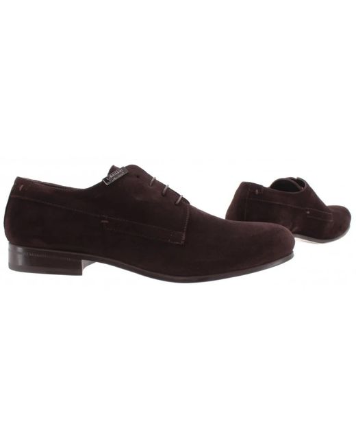 Calvin Klein Suede leder schuhe 1004 in Brown für Herren
