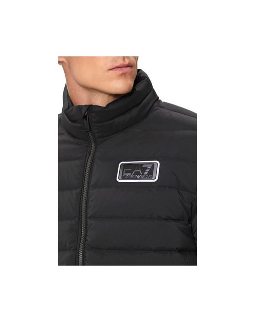 EA7 Puffer Jacket in het Black voor heren