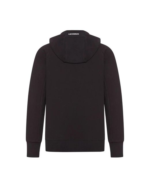 C P Company Black Zip-Throughs for men