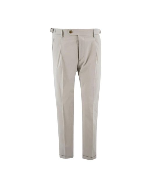 BERWICK 1707 Gray Chinos for men