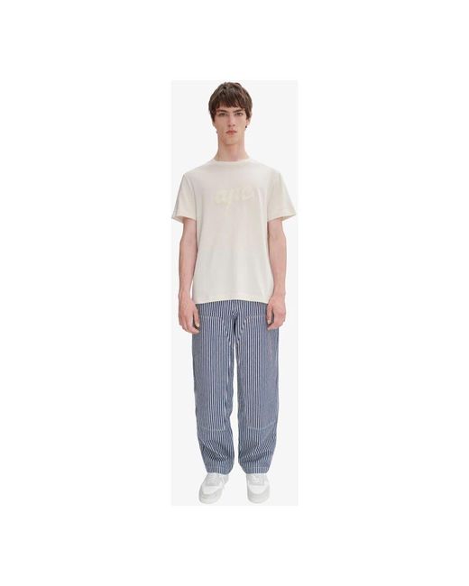 A.P.C. White T-Shirts for men
