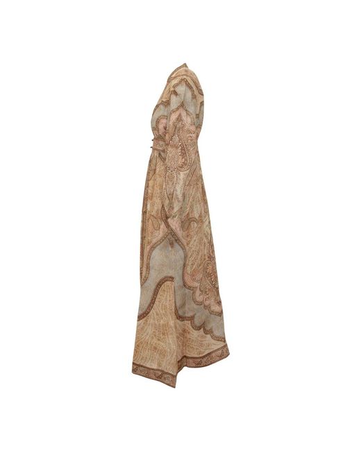 Zimmermann Natural Shirt Dresses