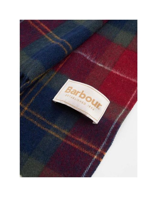 Barbour Blue Winter Scarves for men